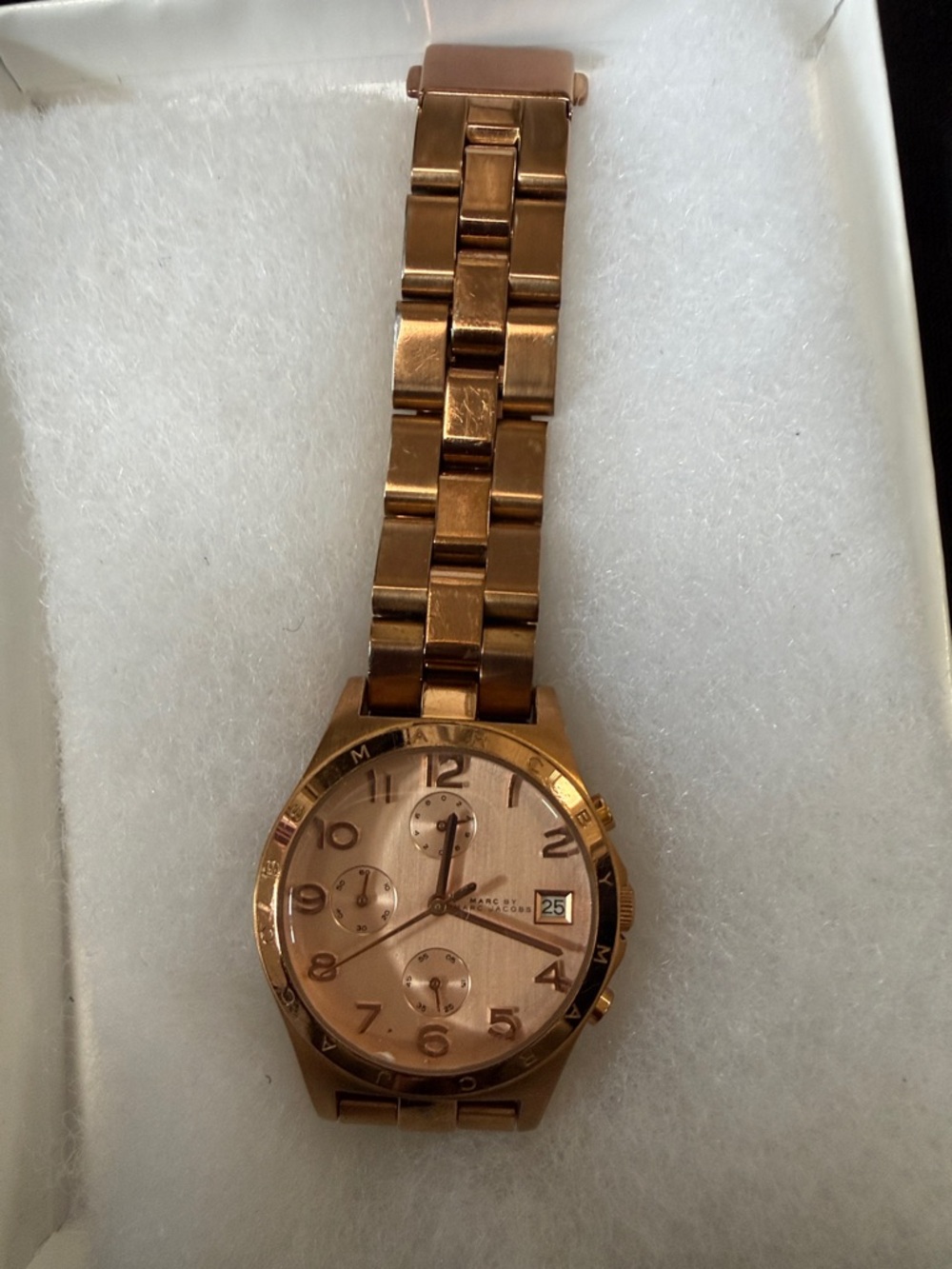 Marc by Marc Jacobs Rose Gold Chronograph Bracelet Watch